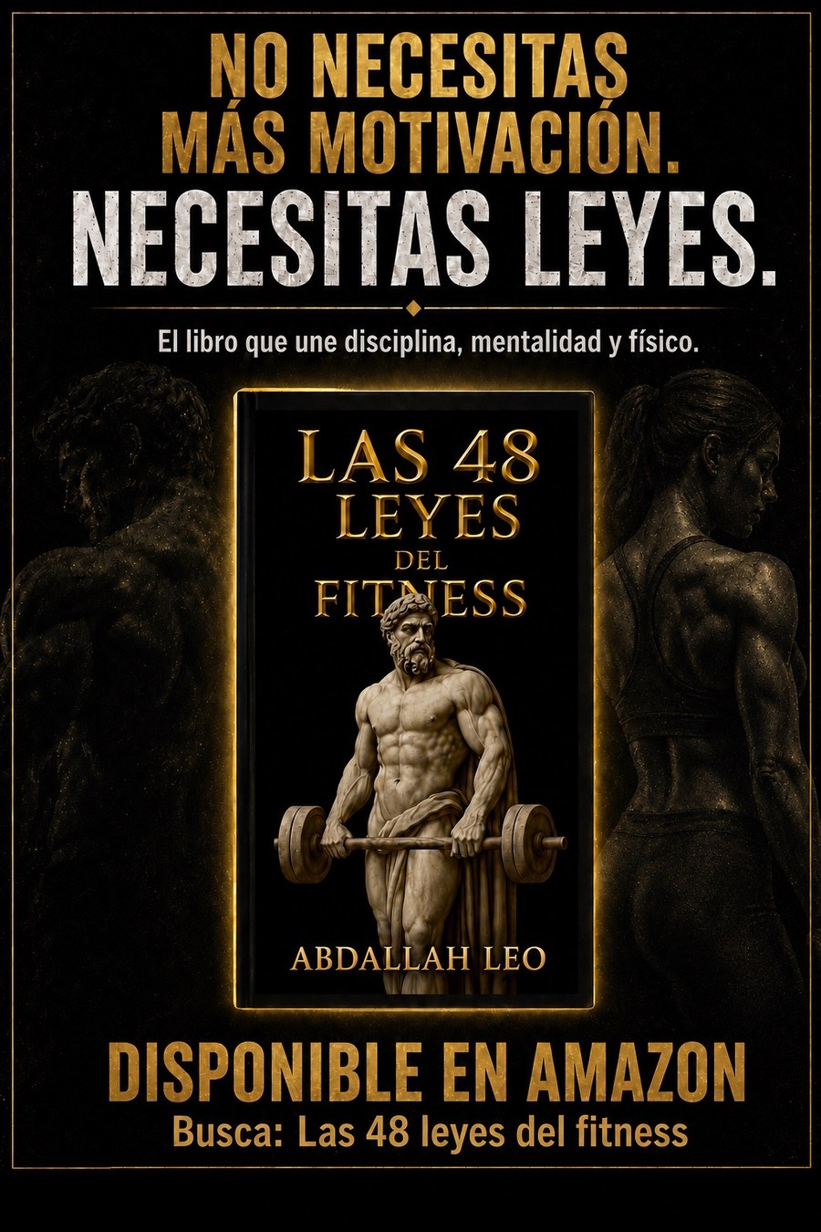 Promoción del libro Las 48 Leyes del Fitness